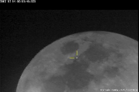 Lunar Impact recorded from Brazil uploaded by Marcelo Zurita