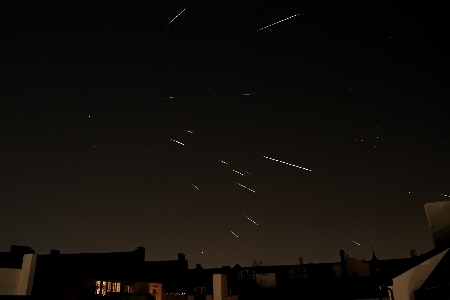 20 Geminids 2015 over Munich City Center uploaded by Peter C. Slansky