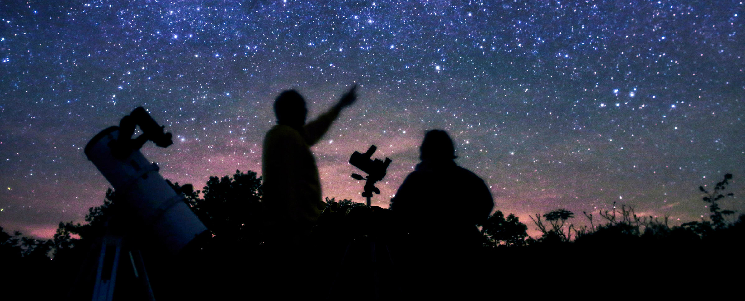 The Dark Sky Viewing Area offers a night sky experience very similar to what was available more than 100 years ago. (photo © Terence Dickinson)