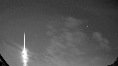 Figure 2c- May 6th, 2024, 03h 00min UT fireball recorded by UK004N UKFAll camera in Southport. Credit: UKFAll